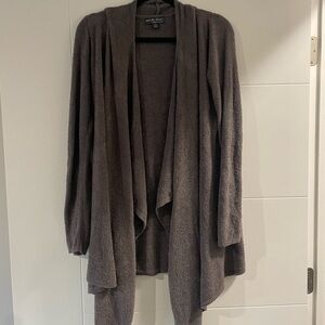 Cozy Grey Barefoot Dreams cardigan